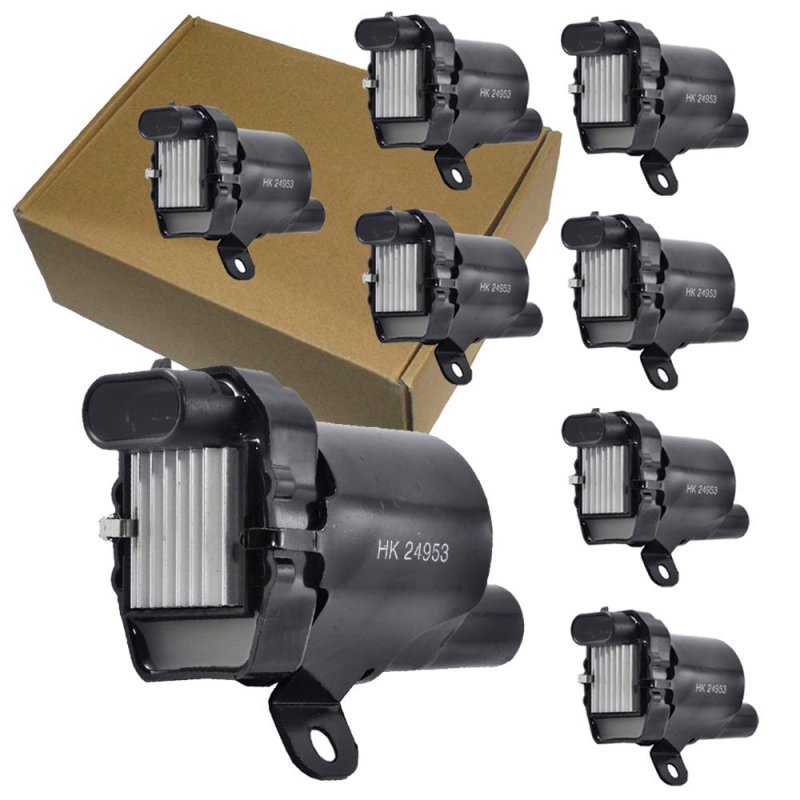Set Of 8 Takeoff B045 Ignition Coils For Chevrolet Hummer Gmc Cadillac 1999-200