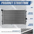 Dpi 13466 Factory Style 1-row Cooling Radiator Compatible With Vw Passat 2 0l Tdi At Mt 2012-2014 Aluminum Core
