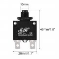 Uxcell 2pcs Thermal Overload Protector Ac 125 250v 5a Push Button Reset Circuit Breaker
