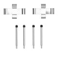 Disc Brake Hardware Set For Maserati Quattroporte 2004 2005 2006 Front Position Alx-pau-df-340-63024-cla4 Black Standard Style 