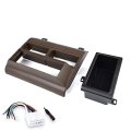 Dash Pad Cover Install Kit Wire Harness Adapter For 1988-1994 Chevy Gmc Trucks Mount Dashboard Brown 