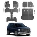 Palisade Floor Mats Car For 2026 Hyundai Hybrid 7 Seats Not Gas All Weather Full Set Cargo Liner With Backrest Mat And Door 