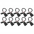 Secosautoparts 10pcs Retrofit Usb Hub Wiring Adapter Harness Compatible With Ford Syn 3 Sync 2 To Hc3z-19a387-b Hu5z-19a387-a