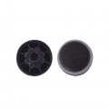 2-piece Black Rubber Bumper Cushion Hood Stoppers Body Replacement For 2007-2018 Wrangler Jk