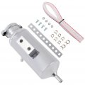Ocpty 10 Oz Polished Stainless Steel Radiator Overflow Tank Catch Can