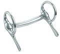 Weaver Leather Miniature Mullen Mouth Half Cheek Driving Bit Nickel-plated Malleable Iron 3-1 2 