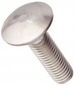 Carriage Bolts Neck Bolt Round Head Square Stainless Steel M10x35mm 5pcs 