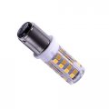 Lekibop Ba15d Led Bulbs Beads Lighting 12v 3w Corn 51 Pcs 2835 Smd Double Contact Bayonet Base Flicker Free Halogen Replacement