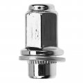 A-premium 24pcs Wheel Lug Nuts M12 X 1 5 Chrome Flat Seat Mag Compatible With Lexus Gx460 Gx470 Toyota Tacoma 4runner Camry