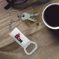 Graphics More University Of Central Missouri Primary Logo Keychain Rectangle Chrome Plated Metal Bottle Cap Opener