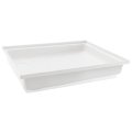 Recpro Rv 18 X 23 Plastic Shower Pan White Foam Base Anti-slip Textured Bottom 