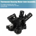 Uxcell Water Outlet Thermostat Engine Coolant Housing Assembly For Mercedes-benz C250 2012-2015 No A2712000115 A2712000215