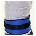 6 Back Support Belt In Blue With Black Trim 