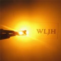 Wljh T5 Led Light Bulb Pc74 37 3-3030smd Canbus Error Free Instrument Cluster Panel Dash Lights With Twist Socket 6 Pack Yellow