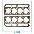 X Autohaux 2pcs Cylinder Head Gasket Engine 12589226 12573949 For Chevy Silverado 1500 4 8l 5 3l Gmc Yukon Xl 1500 Stainless