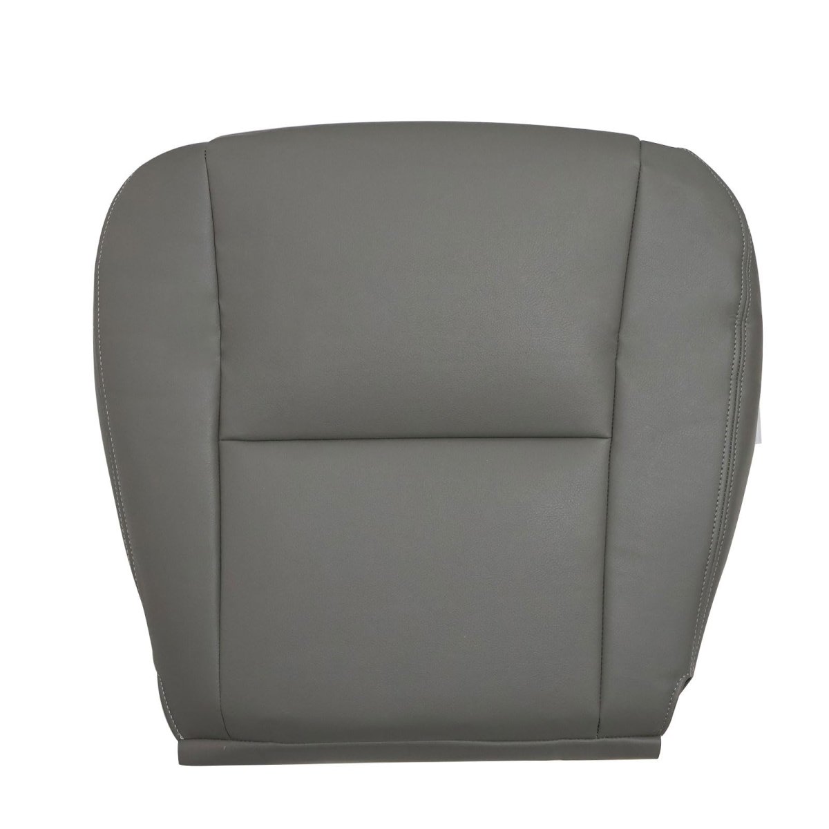 Secos Passenger Bottom Replacement Leather Seat Cover Gray For Toyota Tundra 2005 2006