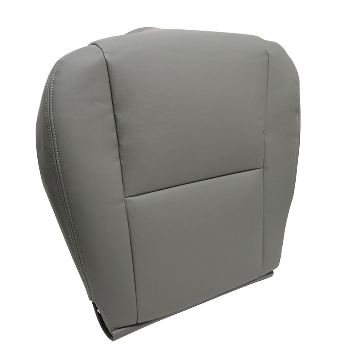 Secos Passenger Bottom Replacement Leather Seat Cover Gray For Toyota Tundra 2005 2006