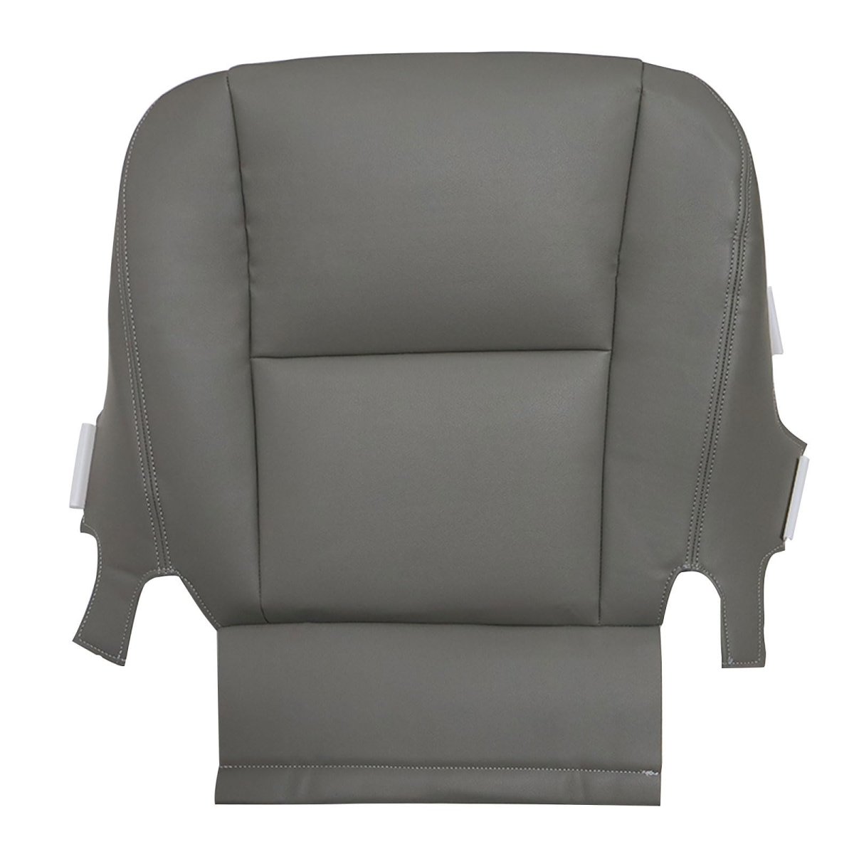 Secos Passenger Bottom Replacement Leather Seat Cover Gray For Toyota Tundra 2005 2006