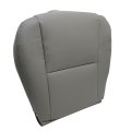 Secos Passenger Bottom Replacement Leather Seat Cover Gray For Toyota Tundra 2005 2006