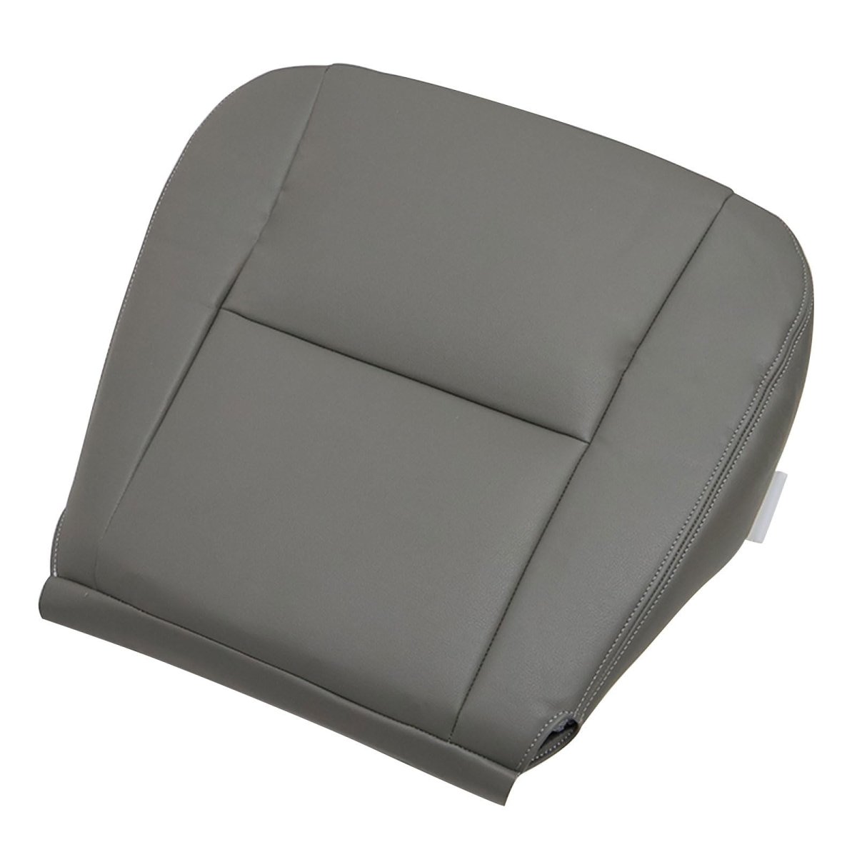 Secos Passenger Bottom Replacement Leather Seat Cover Gray For Toyota Tundra 2005 2006
