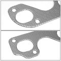 Aluminum Exhaust Manifold Header Gasket Set Compatible With 90-94 Ford Ranger Explorer Mazda Navajo B4000 4 0l V6