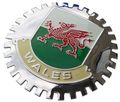 Welsh Wales Car Grill Badge Emblem 