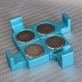 Xyc Upgraded Strong Big Magnetic Parallel Keepers Holders Vise Cnc Kurt Machinist Tools Stronger Blue