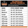 Glowear 8289 Ansi High Visibility Lime Reflective T-shirt 2xl