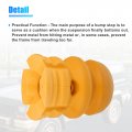 X Autohaux 2pcs 4 3 Inch Rear Suspension Bump Stop Struter Bump For Kia Sorento 2002-2009 55151-3e001 Rubber Orange