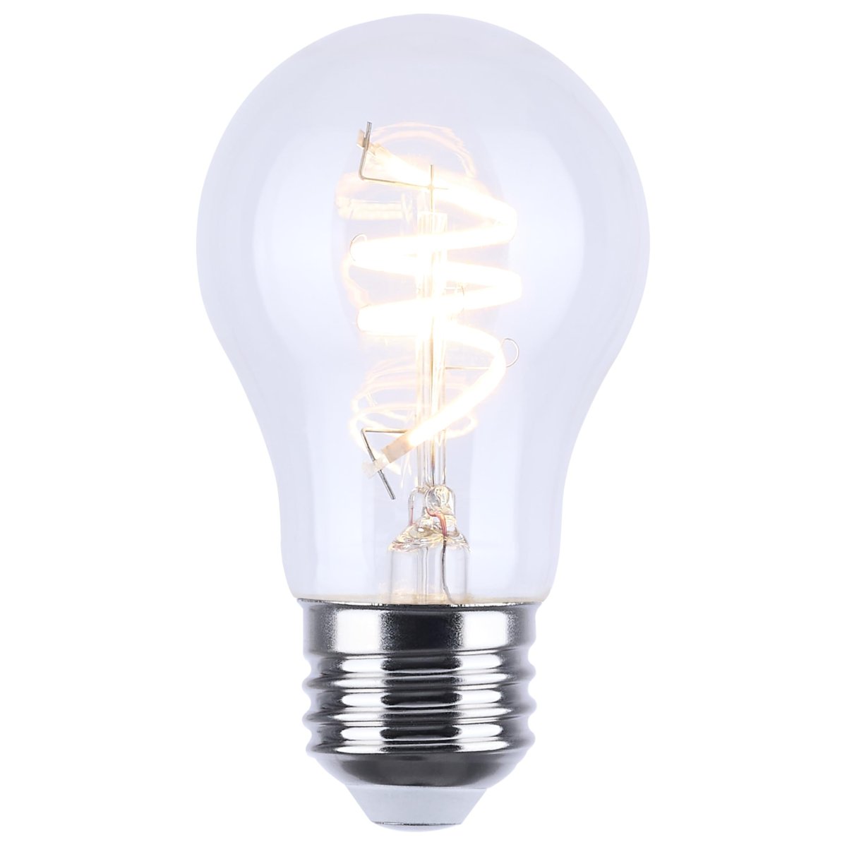 A15 Reminiscent Led Filament Light Bulb 4 Watt 40w Equivalent Soft White 3000k 350 Lumens 90 Cri Clear Finish E26 Medium Base