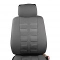 Ocpty Car Seat Cover Stretchy Universal Cushion W Headrest 100 Breathable Automotive Accessories Durable For Most Cars Gray
