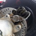 M Mati Rear Brake Caliper For Honda 400ex Trx400ex Sportrax 1999-2004 Atc200x Atc350x 1986-1987 With Parking Off 43250-hn1-006