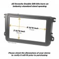 Scosche Fd1442b Compatible With 2009-12 Ford F-150 Pickup Lariat Platinum Iso Double Din Pocket Dash Kit Matte Black