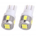 Ocpty 50pack White T10 194 Led Light Bulb Super Bright License Plate Lights Dome Map