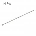 Uxcell Straight Ejector Pins 4mm 5 32 Dia 65mn Steel Round Tip Punch 250mm 10 Long For Mechanical Maintenance 10pcs
