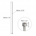 Uxcell Straight Ejector Pins 4mm 5 32 Dia 65mn Steel Round Tip Punch 250mm 10 Long For Mechanical Maintenance 10pcs