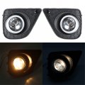 Labwork 1 Pair Fog Lights Assembly Replacement For 2013-2015 Honda Accord Coupe Clear Lens With Bulbs And Bezels Driving Light