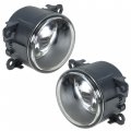 Labwork 1 Pair Fog Lights Assembly Replacement For 2013-2015 Honda Accord Coupe Clear Lens With Bulbs And Bezels Driving Light