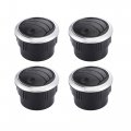 X Autohaux 4pcs Round Ac Air Outlet Vent Louvered Dashboard Electroplate Knob For Rv Bus Boat Yacht Caravan 87mm 75mm 70mm 