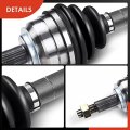 A-premium Pair 2 Front Cv Axle Shaft Assembly Compatible With Dodge Dakota 1987 1988 1989 1990l 2 5l 3 9l 5 2l 4wd Driver And