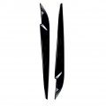 Newsmarts Pair Headlight Eyelids Trim Headlight Eyebrow Cover Sticker Eye Lid Eyebrows Decoration For Bmw X5 F15 X6 F16 2014