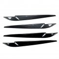 Newsmarts Pair Headlight Eyelids Trim Headlight Eyebrow Cover Sticker Eye Lid Eyebrows Decoration For Bmw X5 F15 X6 F16 2014