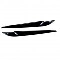 Newsmarts Pair Headlight Eyelids Trim Headlight Eyebrow Cover Sticker Eye Lid Eyebrows Decoration For Bmw X5 F15 X6 F16 2014