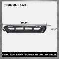 Front Bumper Air Curtain Grille Grill For Hyundai Elantra 2019-2020 86562f2aa0 86561f2aa0 A Black Left Right Pair