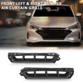 Front Bumper Air Curtain Grille Grill For Hyundai Elantra 2019-2020 86562f2aa0 86561f2aa0 A Black Left Right Pair