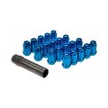 Spline Drive Wheel Lock Set For Chevy Astro 1990 2002 Alloy Steel Blue External Design Fine Thread 20 Locks And 1 Key Conical