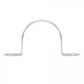Uxcell 42mm 1 65 Rigid Pipe Strap 2 Hole Tube Straps 201 Stainless Steel Tension Clip Clamp 8pcs