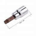 Uxcell 2pcs 3 8 Drive X T40 Torx Bit Socket S2 Steel Bits Cr-v Sockets 38mm Length Use With Ratchet Wrench Slide Bar Extension