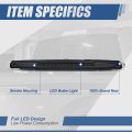 Auto Dynasty Full Led Smoked Housing 3rd Third Brake Light Center High Mount Stop Lamp Compatible With Trailblazer Envoy 02-09