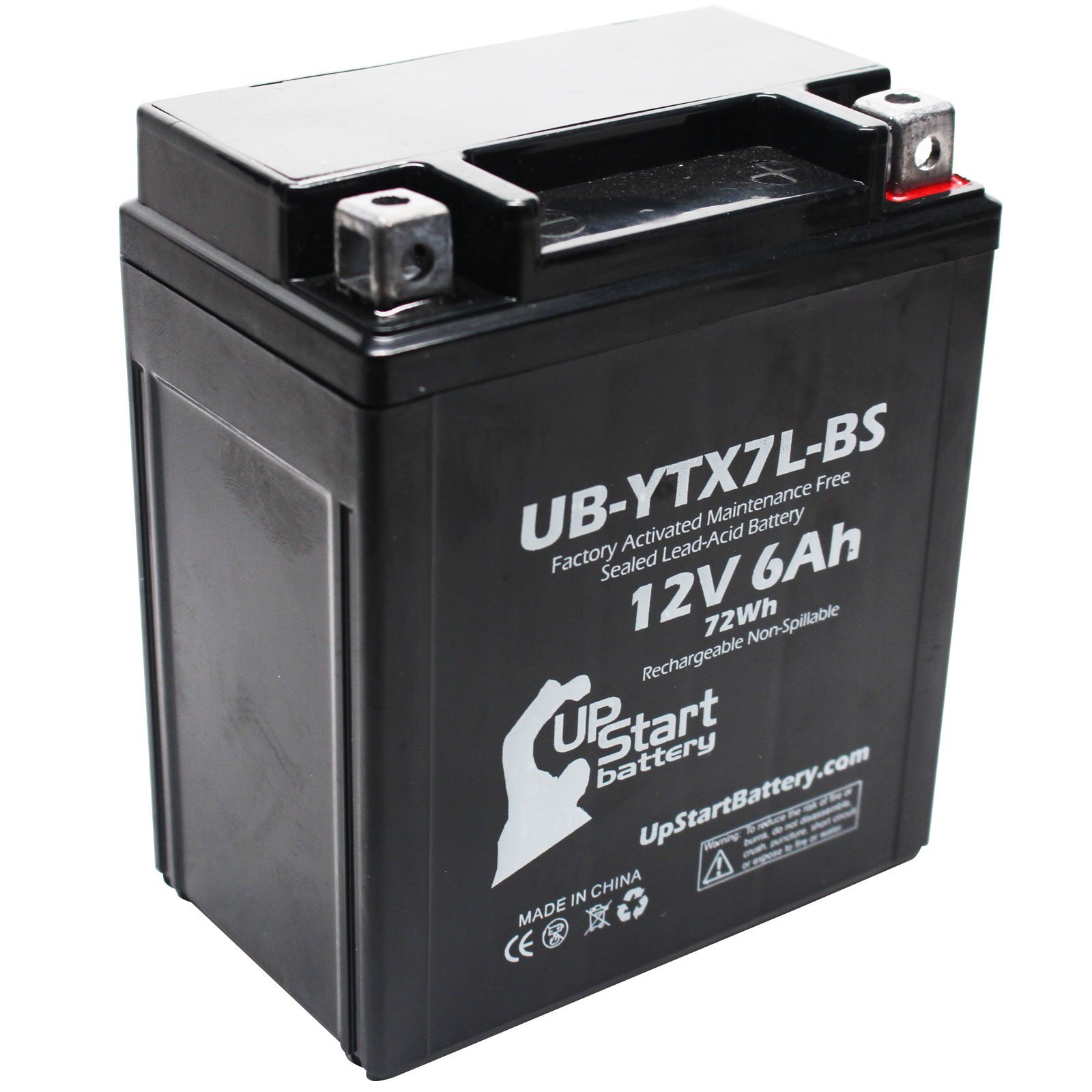 2-pack Replacement 2004 Kawasaki Ex250 Ninja 250cc Factory Activated Maintenance Free Motorcycle Battery 12v 6ah Ub-ytx7l-bs